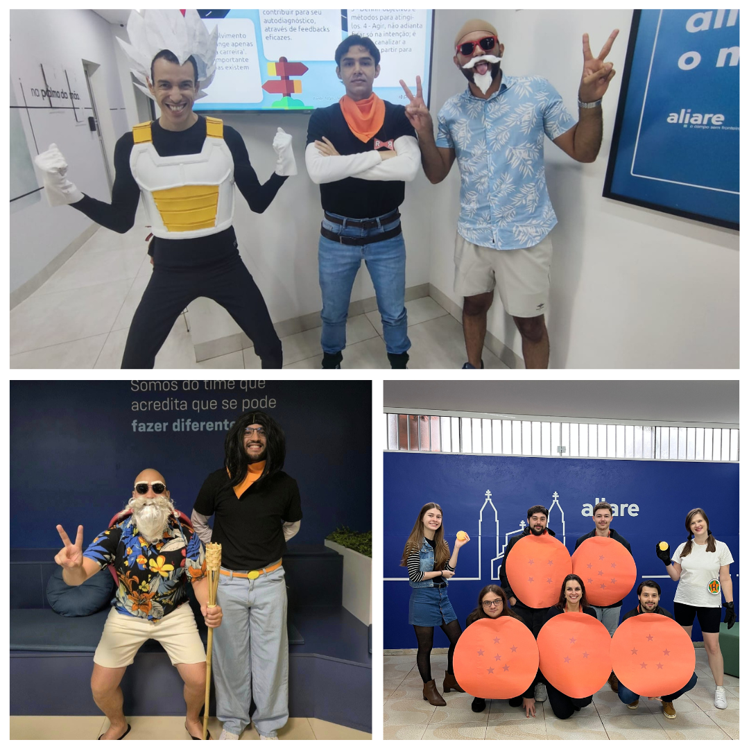 Participantes da edição de 2025, com o tema Dragon Ball, em alguns registros fotográficos.