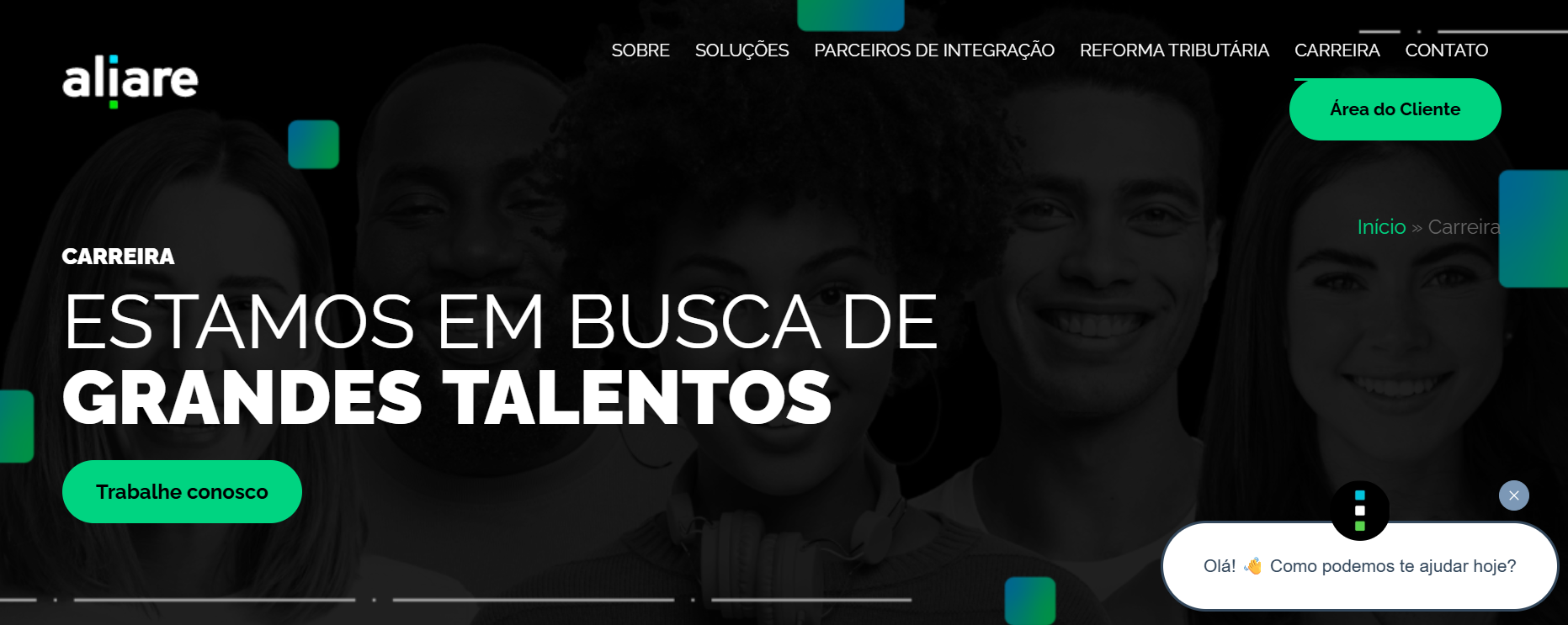 Página de carreira, essencial para a atração e seleção